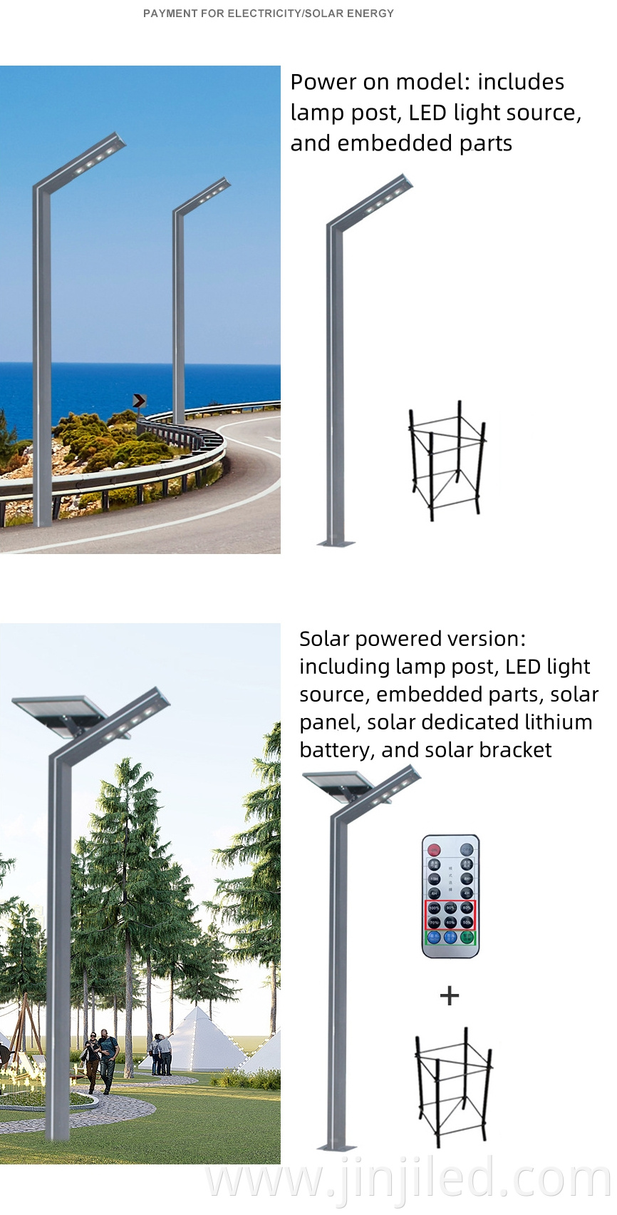 Solar Powered Outdoor Lights